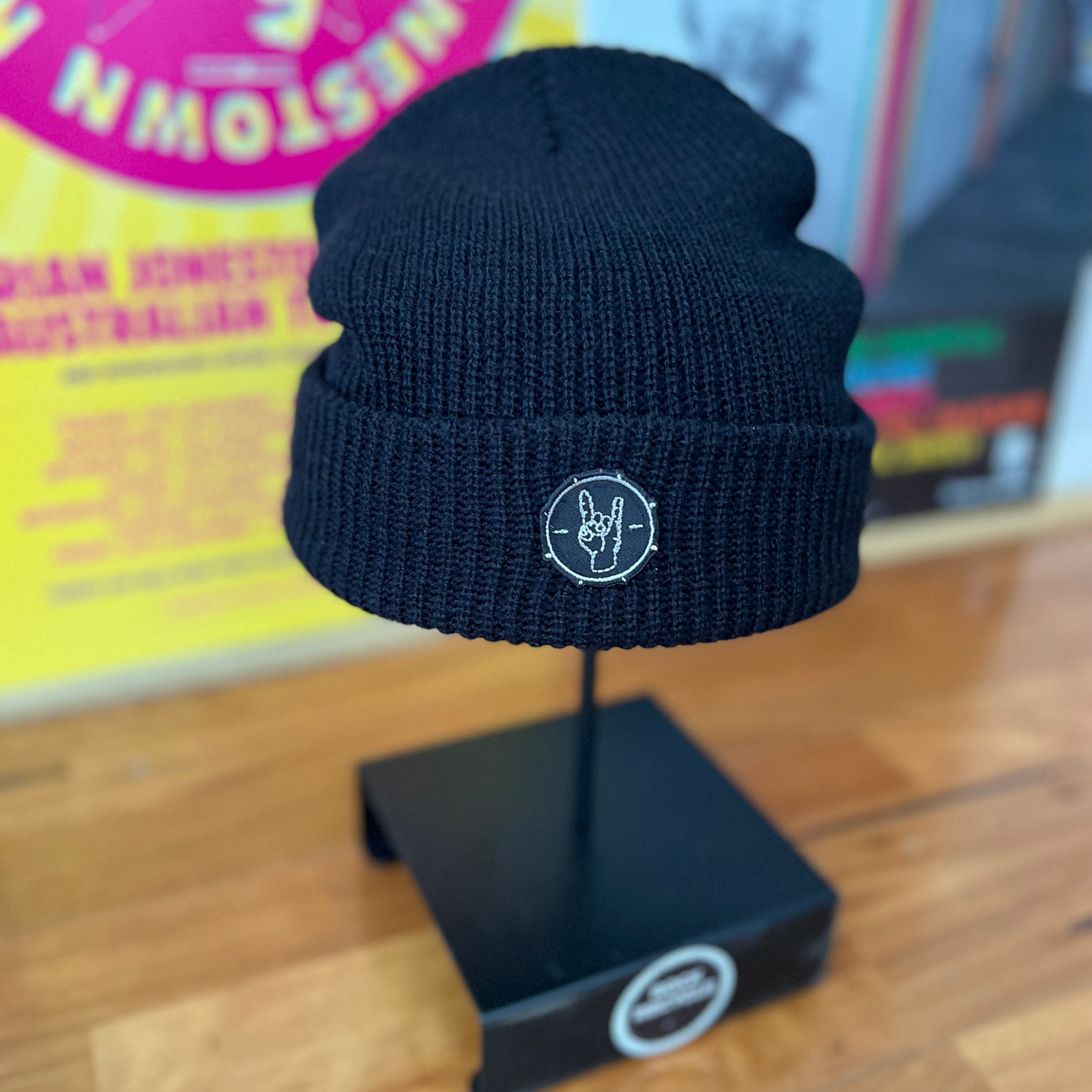 Rock Recycle Beanie Black