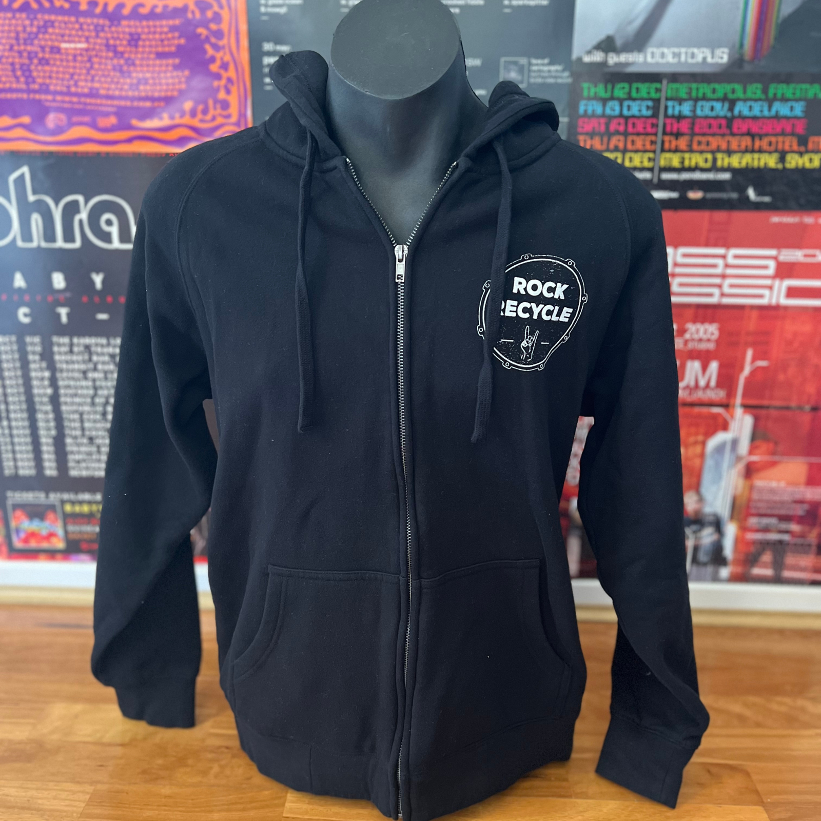 Rock Recycle Zip Up Hoodie